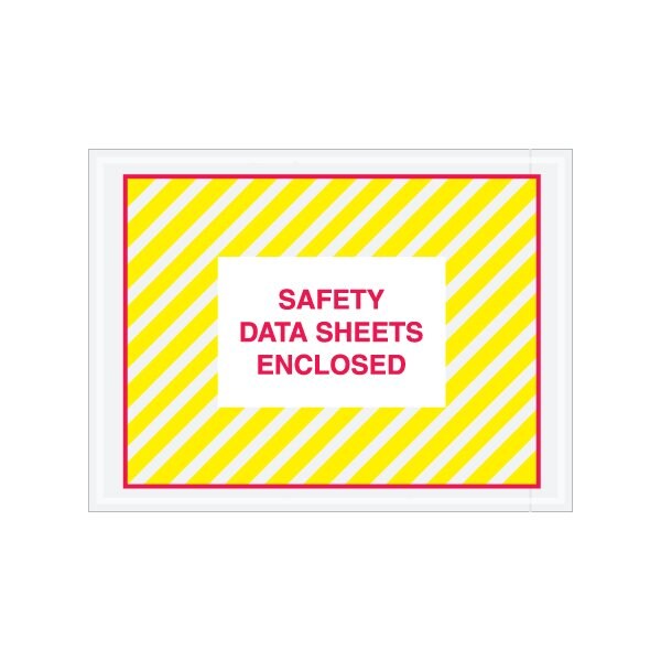 Bsc Preferred 4-1/2 x 6'' ''Safety Data Sheets Enclosed'' SDS Envelopes, 1000PK BUY00448108 - main